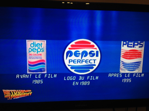 Logo Pepsi retour vers le futur 2