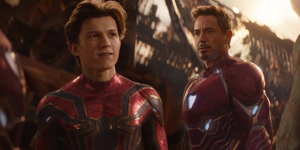 Spiderman et Iron Man dans Avengers Infinity War