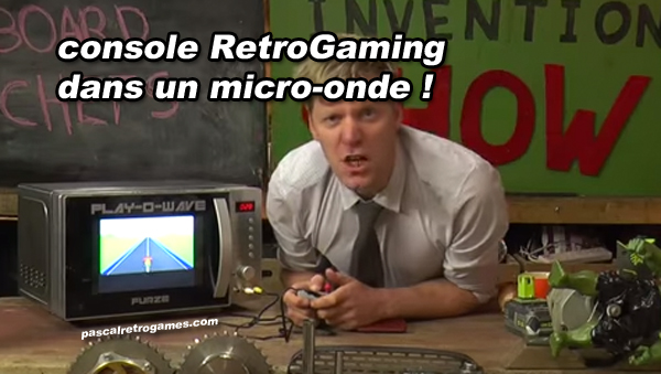 Une console RetroGaming dans un micro-onde... WTF