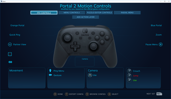 switch pro controller steam